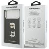 111714 6 karl lagerfeld hardcase grained k c heads pins and logo puzdro pre iphone 17 pro max cierne