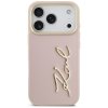 111798 2 karl lagerfeld hardcase script logo puzdro pre iphone 17 pro ruzove