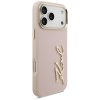 111801 2 karl lagerfeld hardcase script logo puzdro pre iphone 17 pro max ruzove