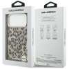 113223 6 karl lagerfeld iml leopard pattern magsafe puzdro pre iphone 17 pro max hnede