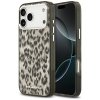 113223 karl lagerfeld iml leopard pattern magsafe puzdro pre iphone 17 pro max hnede