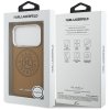 113109 6 karl lagerfeld leather with point metal logo magsafe puzdro pre iphone 17 pro max hnede