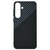 114666 3 techsuit carbonite fibershell odolne puzdro s karbonovym dizajnom pre samsung galaxy s25 plus tmavosive stealth gray
