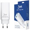 116841 3mk wall charger hyper sietova nabijacka 2 usb c 1 usb a gan technologia quick charge 65w biela