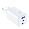 116850 3 3mk wall charger hyper sietova nabijacka usb a usb c gan technologia 65w qx4 nehorlavy material v0 biela