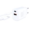 116832 4 3mk wall charger hyper sietova nabijacka usb a usb c 20w power delivery quick charge biela