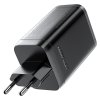 116700 4 acefast wall charger a111 sietova nabijacka vysuvny kabel rychlonabijanie gan technologia 2 usb c usb 67w 3a 65 cm cierna