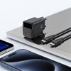 116694 5 acefast wall charger a113 sietova nabijacka digitalny displej rychlonabijanie gan technologia usb c pd20w usb c kabel 1 m cierna