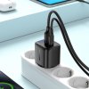 116688 4 acefast wall charger a114 sietova nabijacka digitalny displej rychlonabijanie gan technologia usb usb c pd25w 5v 3a cierna
