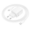 116895 5 borofone wall charger fuente bn29 sietova nabijacka usb c kabel v baleni usb usb c pd30w qc3 0 gan technologia biela
