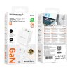 116907 4 borofone wall charger intenso bn19 sietova nabijacka usb c kabel v baleni dual port usb usb c pd20w qc3 0 5v 3a biela