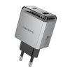 116874 1 borofone wall charger lena bn20 sietova nabijacka dual port usb c usb a pd35w qc3 0 nehorlavy pc material 5v 3a siva metal gray