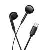 117417 1 borofone wired earphones star bm99 kablove sluchadla mikrofon usb c dac cip 1 2 m cierne