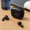 117426 3 borofone wireless earbuds shine fq1 bezdrotove sluchadla bluetooth 5 4 tws 320 mah multipoint ovladanie skladieb siri aktivacia cierne