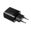 116910 5 fixed wall charger sietova nabijacka 2 usb smart rapid charge 17w cierna