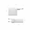 116925 5 fixed wall charger sietova nabijacka super rychlonabijanie 2 usb c power delivery 3 0 65w biela