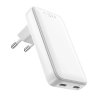 116934 fixed wall charger slim sietova nabijacka gan technologia 2 usb c power delivery 3 0 45w biela
