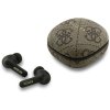 117495 guess wireless earbuds 4g classic metal logo bezdrotove sluchadla bluetooth 5 4 tws enc 250 mah hnede