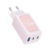 116664 2 havit wall charger uc260 eu sietova nabijacka 2 usb c usb 65w ruzova