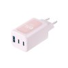 116664 3 havit wall charger uc260 eu sietova nabijacka 2 usb c usb 65w ruzova