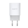 116670 2 havit wall charger uc45w eu sietova nabijacka gan technologia 2 usb c pd45w abs pc material biela