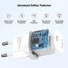 116829 7 lito wall charger lc11 sietova nabijacka usb c vystup pd30w gan technologia real time protection eu vidlica biela