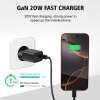 116775 3 lito wall charger lc13l sietova nabijacka lightning kabel v baleni usb c pd20w gan technologia nehorlavy pc material eu vidlica cierna