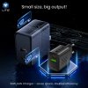 116796 5 lito wall charger lc19 sietova nabijacka usb c usb pd30w gan technologia nehorlavy pc material eu vidlica cierna