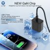 116805 2 lito wall charger lc20t sietova nabijacka usb c kabel v baleni usb c vystup pd45w gan technologia nehorlavy pc material eu vidlica cierna