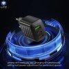 116820 3 lito wall charger lc25 sietova nabijacka 2 usb c usb pd65w gan technologia nehorlavy pc material eu vidlica cierna