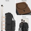 117210 10 spigen phone pouch snap zip magsafe organizer penazenka drziak kariet airpods priehradky opasok univerzalny cierny