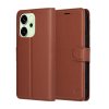 116499 techsuit leather folio knizkove puzdro pre oppo reno14 hnede
