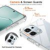 116547 10 techsuit shockproof clear silicone odolny ciry obal pre oppo a6 pro 4g a6 pro 5g transparentny