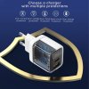 116751 4 techsuit wall charger ledchargx ch3 nabijacka type c usb gan rychlonabijanie led displej pd35w cierna
