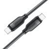118422 2 acefast data cable datovy a nabijaci kabel usb c na usb c fast charge 60 w 3 a odolny proti ohybu 1 2 m cierny