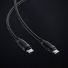 118422 3 acefast data cable datovy a nabijaci kabel usb c na usb c fast charge 60 w 3 a odolny proti ohybu 1 2 m cierny
