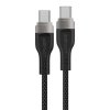 118392 acefast data cable magneticky datovy a nabijaci kabel usb c na usb c fast charge 60 w 3 a nastavitelna dlzka 1 2 m cierny
