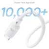 118344 3 baseus data cable picogo magneticky datovy a nabijaci kabel usb c na usb c fast charge 240 w 480 mb s silikonovy 1 m cierny
