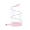 118353 2 baseus data cable picogo magneticky datovy a nabijaci kabel usb c na usb c fast charge 240 w 480 mb s silikonovy 1 m ruzovy