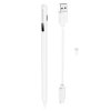 118272 2 borofone active capacitive stylus pen aktivny stylus pre ipad s digitalnym displejom 130 mah usb c hlinikova konstrukcia biely