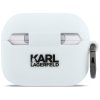 118811 2 karl lagerfeld silicone karl head 3d silikonove puzdro pre apple airpods pro 3 biele