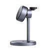 117879 mcdodo wireless charging station black swan series bezdrotova nabijacia stanica s adapterom magneticka pre apple zariadenia 22 5 w qi2 cierna