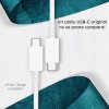 118323 7 samsung original data cable originalny datovy a nabijaci kabel usb c na usb c super fast charging 5 a 1 m biely