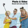 119398 3 techsuit selfie stick k22 selfie tyc s kompaktnym stativom bluetooth dialkove ovladanie skladacia 97 cm cierna