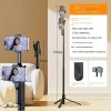 119395 2 techsuit selfie stick k28 selfie tyc s kompaktnym stativom bluetooth dialkove ovladanie 360 skladacia 175 cm cierna