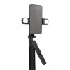 119389 techsuit selfie stick k30s selfie tyc s kompaktnym stativom bluetooth dialkove ovladanie dvojite led svetlo skladacia 167 cm cierna