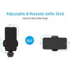 119422 4 techsuit selfie stick l01 selfie tyc so stabilnym stativom a vysuvnym ramenom bluetooth dialkove ovladanie 70 cm cierna