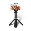 119371 2 techsuit selfie stick l01s selfie tyc so stabilnym stativom a vysuvnym ramenom bluetooth dialkove ovladanie 70 cm cierna