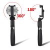 119371 3 techsuit selfie stick l01s selfie tyc so stabilnym stativom a vysuvnym ramenom bluetooth dialkove ovladanie 70 cm cierna