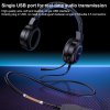119470 1 yesido wired headphones ek05 drotove herne sluchadla s mikrofonom usb rgb led podsvietenie cierne